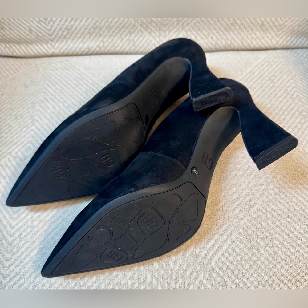 GB Self-Made Nubuck Pointed Toe Pumps 9.5 - Picture 9 of 9